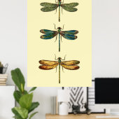 Dragonfly Insects Collectie Poster (Thuiskantoor)