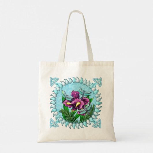Dragonfly Iris Tote Bag (Achterkant)