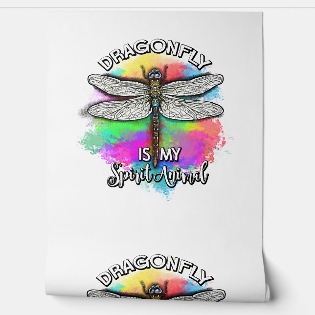 Dragonfly is mijn geestdier behang (Afrollen)