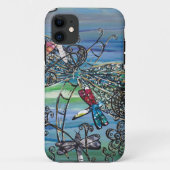 Dragonfly Jewels 2 iPhone Case (Achterkant)