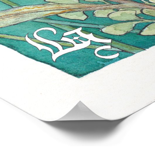 Dragonfly-kaart 6 poster (Hoek)