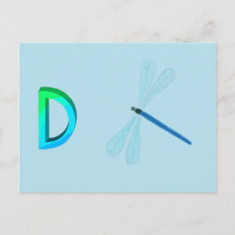 Dragonfly-Kaart Briefkaart