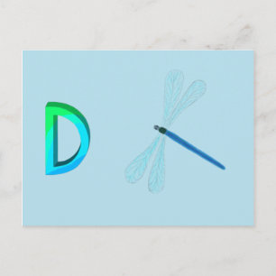 Dragonfly-Kaart Briefkaart