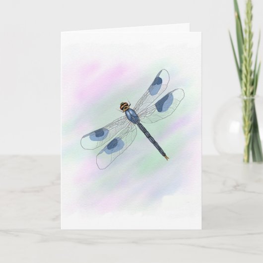 Dragonfly-Kaart met gedicht Kaart (Voorkant)