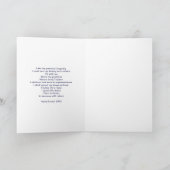 Dragonfly-Kaart met gedicht Kaart (Binnen)