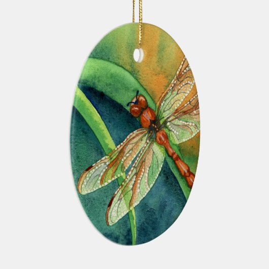 Dragonfly Keramisch Ornament (Rechts)