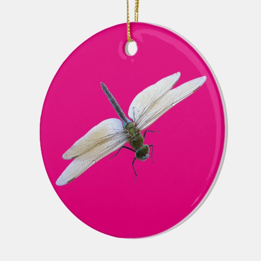 Dragonfly Keramisch Ornament (Links)