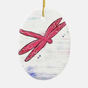DragonFly Keramisch Ornament