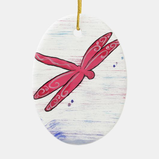 DragonFly Keramisch Ornament (Voorkant)