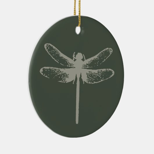Dragonfly Keramisch Ornament (Rechts)