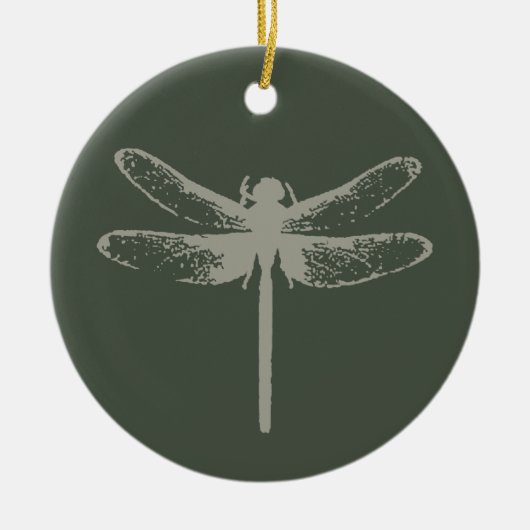 Dragonfly Keramisch Ornament (Voorkant)