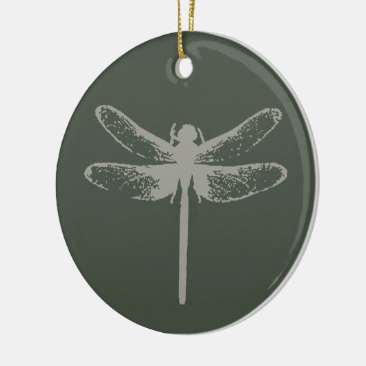 Dragonfly Keramisch Ornament (Links)