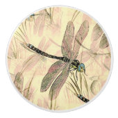 Dragonfly Keramische deurknop Keramische Knop (Voorkant)