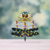 Dragonfly-kerstboom Acryl Bord (Neutraal)
