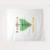 Dragonfly kerstboom - cadeautjes wandkleed (Voorkant (horizontaal))