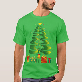 Dragonfly kerstboom Funny Xmas Entomoloog E T-shirt