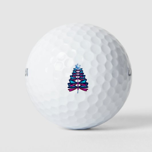Dragonfly Kerstboom Golfballen (Voorkant)