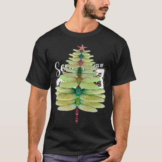 Dragonfly Kerstboom Grappige Dragonfly Lovers XM T-shirt (Voorkant)