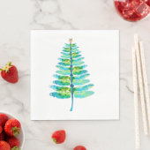 Dragonfly Kerstboom Print Kerstboom Servet (Insitu)