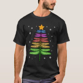 Dragonfly kerstboom Shirt Insect Lover Xmas C (Voorkant)