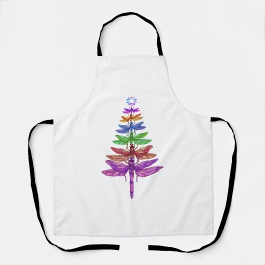 Dragonfly kerstboom Shirt Insect Lover Xmas C Schort (Voorkant)