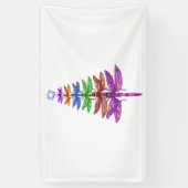 Dragonfly kerstboom Shirt Insect Lover Xmas C Spandoek (Verticaal)