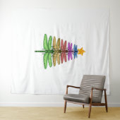 Dragonfly kerstboom Shirt Insect Lover Xmas C Wandkleed (In Situ (horizontaal))