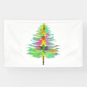 Dragonfly-kerstboom Spandoek