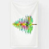 Dragonfly-kerstboom Spandoek (Verticaal)