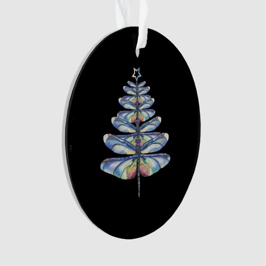 Dragonfly Kerstmis Ornament (voorkant)