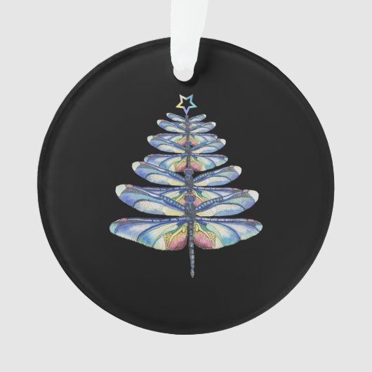 Dragonfly Kerstmis Ornament (voorkant)