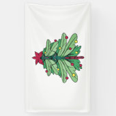 Dragonfly Kerstmis Spandoek (Verticaal)