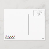 Dragonfly-kerstpostkaart Feestdagenkaart (Achterkant)