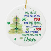 Dragonfly-kerstversiering, Dragonfly-kerstboom Keramisch Ornament (Voorkant)