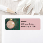 Dragonfly-kerstversiering Etiket (Insitu)