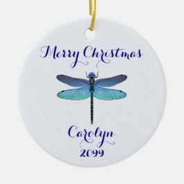 Dragonfly-kerstversiering Keramisch Ornament