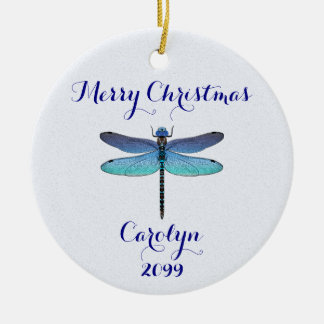 Dragonfly-kerstversiering Keramisch Ornament