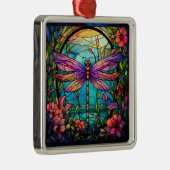 Dragonfly-kerstversiering Metalen Ornament (Rechts)
