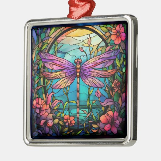 Dragonfly-kerstversiering Metalen Ornament (Links)