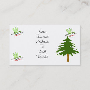 Dragonfly-kerstVisitekaartjes Visitekaartje