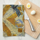 Dragonfly keukenhanddoek (Quarter Fold)