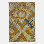 Dragonfly keukenhanddoek (Verticaal)