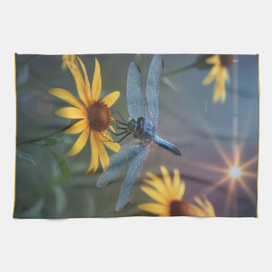 Dragonfly keukenhanddoek (Horizontaal)
