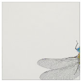 Dragonfly—kies kleur achtergrond! stof (Swatch)