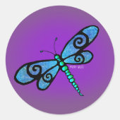 Dragonfly KiniArt Stickers (Voorkant)