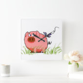 Dragonfly-klok Vierkante Klok (Huis)