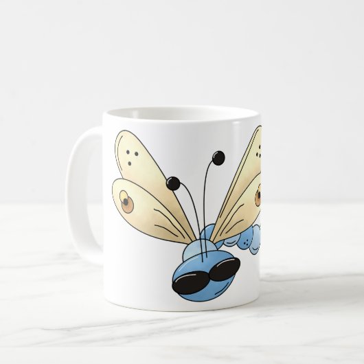 Dragonfly Koffiemok (Voorkant links)