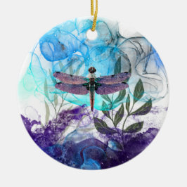 Dragonfly-kunst Keramisch Ornament