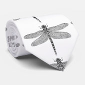 Dragonfly-kunst Stropdas (Opgerold)