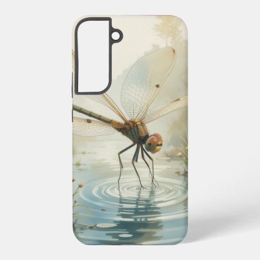Dragonfly Lake Natuur Wildlife Samsung Galaxy Hoesje (Achterkant)